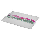 Pink Tulip Grove Cutting Board Schneidebrett (Ecke)