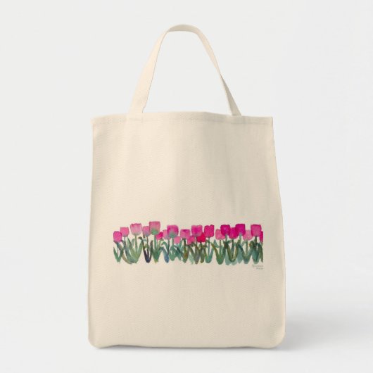 Pink Tulip Grove Tasche (Vorne)