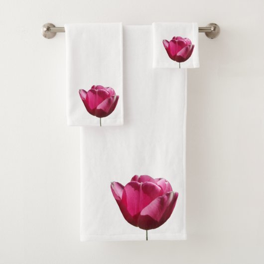 Pink Tulip Handtuch Set (Insitu)
