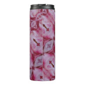 Pink Tulip Ikat 4 Thermosbecher (Rückseite)