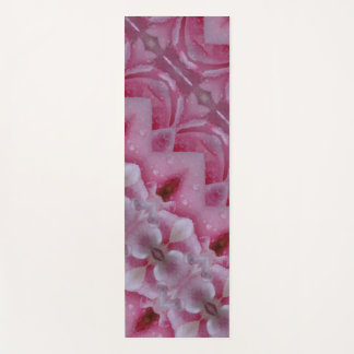 Pink Tulip Ikat 5 geknickt Yogamatte