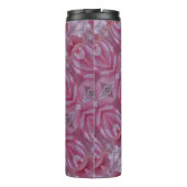 Pink Tulip Ikat 6 Thermosbecher (Rückseite)