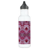 Pink Tulip Ikat 7 Edelstahlflasche (Rechts)