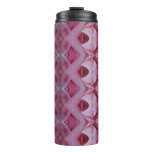 Pink Tulip Ikat 7 Thermosbecher