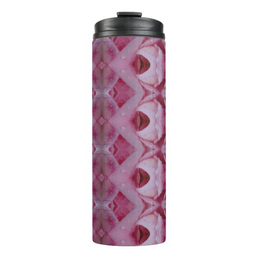 Pink Tulip Ikat 7 Thermosbecher (Vorderseite)