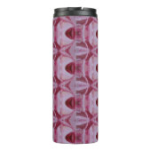 Pink Tulip Ikat 7 Thermosbecher (Rückseite)