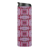 Pink Tulip Ikat 7 Thermosbecher (Nach rechts gedreht)