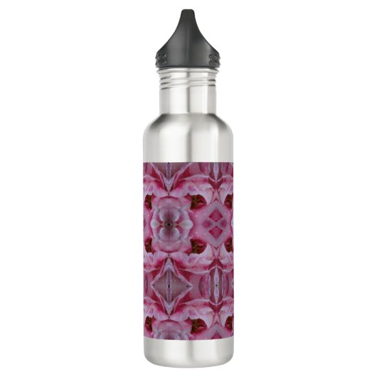 Pink Tulip Ikat Too Edelstahlflasche (Links)