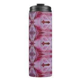 Pink Tulip Ikat Too Thermosbecher