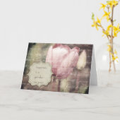 Pink Tulip Inspiration Karte (Gelbe Blume)