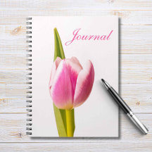 Pink Tulip Journal-Notebook
