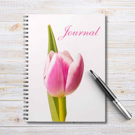Pink Tulip Journal-Notebook Notizblock