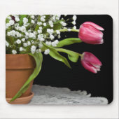 Pink Tulip Mousepad (Vorne)