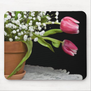 Pink Tulip Mousepad