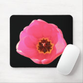 Pink Tulip Mousepad (Mit Mouse)