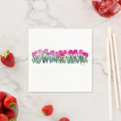Pink Tulip Napkins Serviette (Beispiel)