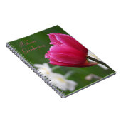 Pink Tulip Notizblock (Rechte Seite)