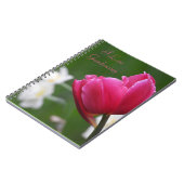 Pink Tulip Notizblock (Linke Seite)
