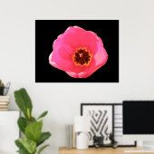 Pink Tulip Print Poster (Heimbüro)