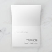 Pink Tulip Save the Date Karte (Innenseite)