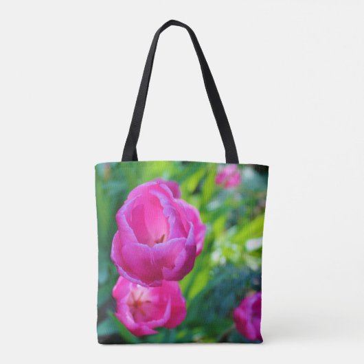 Pink Tulip Tasche (Rückseite)