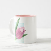 Pink Tulip Tasse (Vorderseite Links)