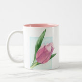 Pink Tulip Tasse (Links)