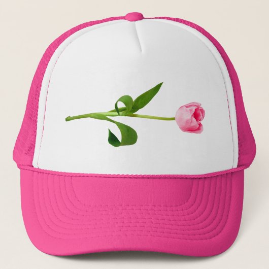 Pink Tulip Truckerkappe (Vorderseite)