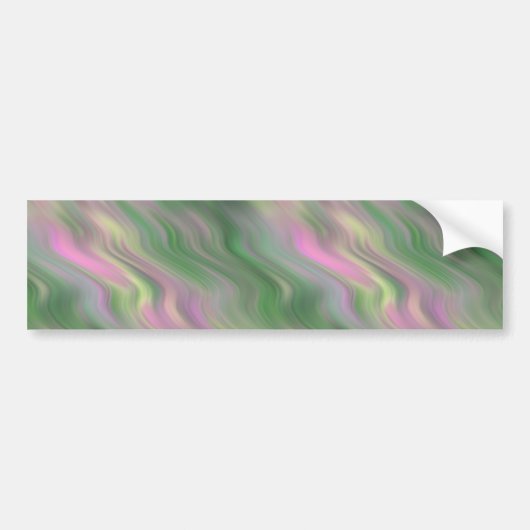 Pink Tulip Wavy Textur Autoaufkleber (Vorne)