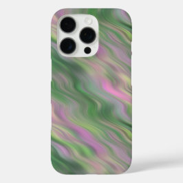 Pink Tulip Wavy Textur iPhone 16 Pro Hülle