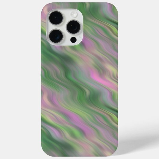 Pink Tulip Wavy Textur Case-Mate iPhone Hülle (Rückseite)