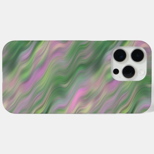 Pink Tulip Wavy Textur Case-Mate iPhone Hülle (Rückseite (Horizontal))