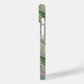 Pink Tulip Wavy Textur Case-Mate iPhone Hülle (Rückseite / Links)