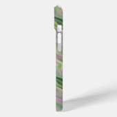 Pink Tulip Wavy Textur Case-Mate iPhone Hülle (Rückseite / Links)