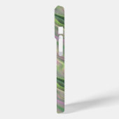 Pink Tulip Wavy Textur Case-Mate iPhone Hülle (Rückseite / Links)