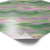 Pink Tulip Wavy Textur Fotodruck (Ecke)