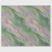 Pink Tulip Wavy Textur Geschenkpapier (Flach)
