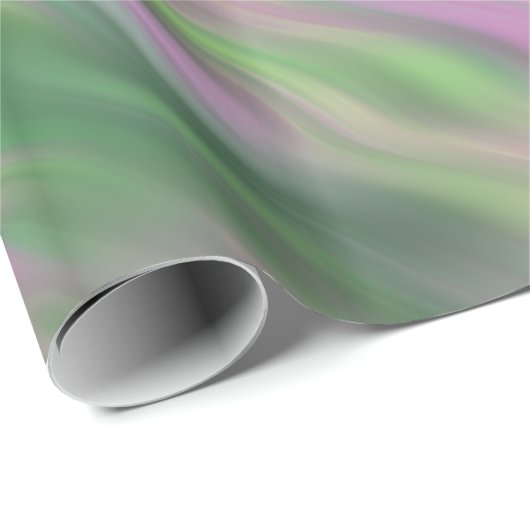 Pink Tulip Wavy Textur Geschenkpapier (Rolleneckpunkt)