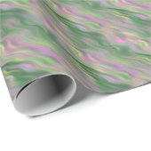 Pink Tulip Wavy Textur Geschenkpapier (Rolleneckpunkt)
