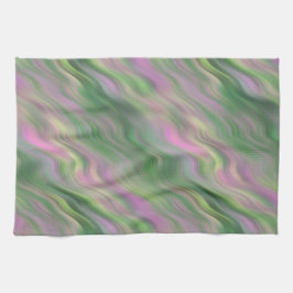 Pink Tulip Wavy Textur Geschirrtuch