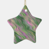 Pink Tulip Wavy Textur Keramikornament (Rechts)