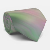 Pink Tulip Wavy Textur Krawatte (Gerollt)