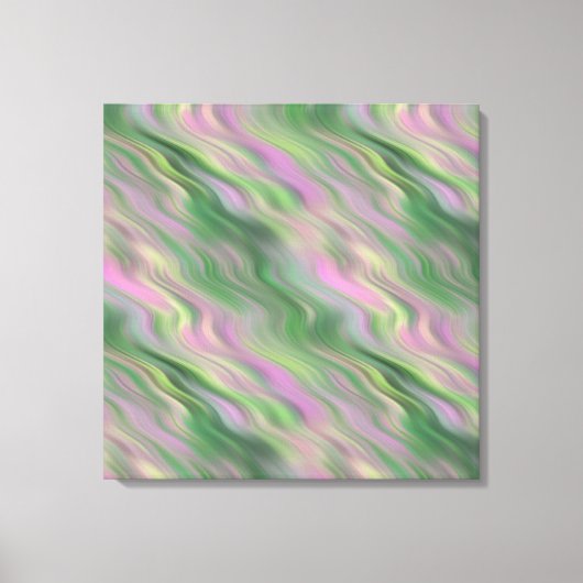 Pink Tulip Wavy Textur Leinwanddruck (Vorderseite)