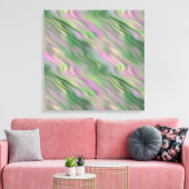 Pink Tulip Wavy Textur Leinwanddruck (Insitu (Wohnzimmer))