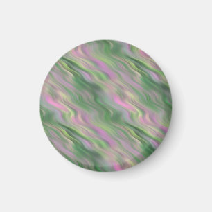 Pink Tulip Wavy Textur Magnet