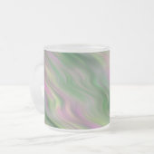 Pink Tulip Wavy Textur Mattglastasse (Vorderseite Links)
