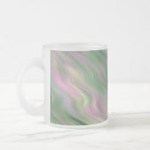 Pink Tulip Wavy Textur Mattglastasse (Links)