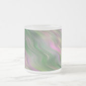 Pink Tulip Wavy Textur Mattglastasse (Mittel)