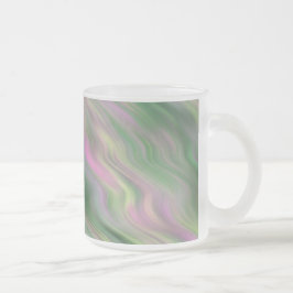 Pink Tulip Wavy Textur Mattglastasse