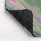 Pink Tulip Wavy Textur Mousepad (Ecke)